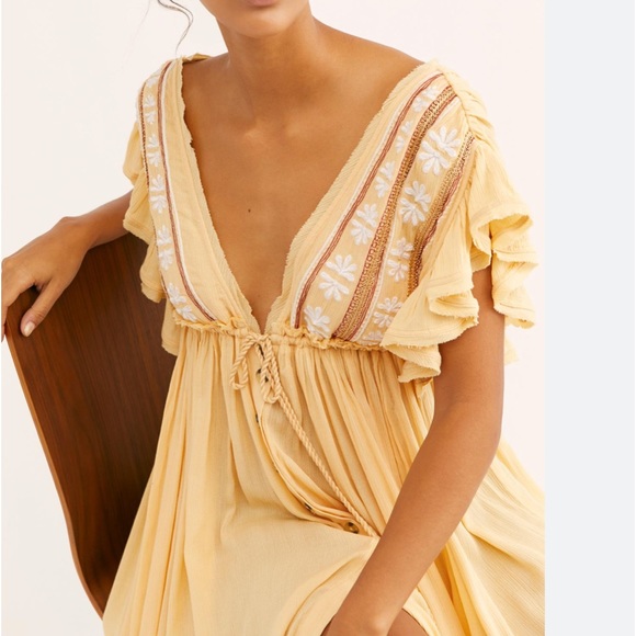 NWOT Free People Will wait for you Midi Dress - Picture 5 of 14